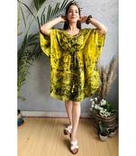 lemon   cotton stitched   kaftan