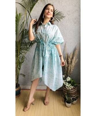 blue   cotton stitched   kaftan 6