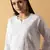 Ada Hand Embroidered White Cotton Lucknowi Chikankari Women Kurta - A100351