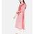 Ada Hand Embroidered Carrot Pink Georgette Lucknow Chikan Kurta