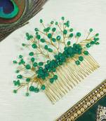 Green  Women's Hair Brooch
