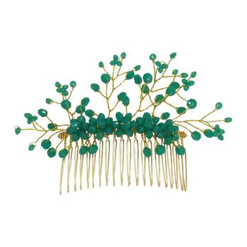 Green  Women's Hair Brooch 3