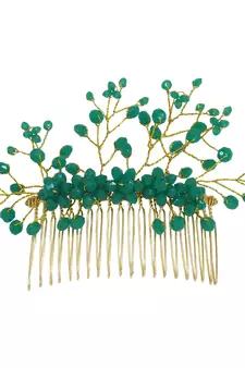 Green  Women's Hair Brooch