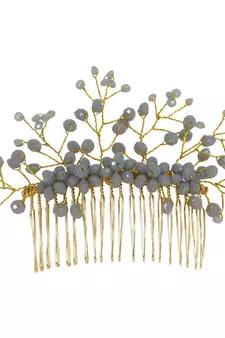 Grey  Women's Hair Brooch