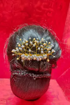 Grey  Women's Hair Brooch