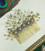 Grey  Women's Hair Brooch