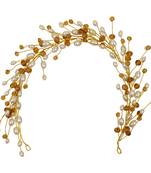 Gold  Women's Hair Veni Hair Gajara