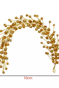 Gold  Women's Hair Veni Hair Gajara