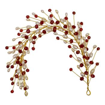 Maroon  Women's Hair Veni Hair Gajara 1