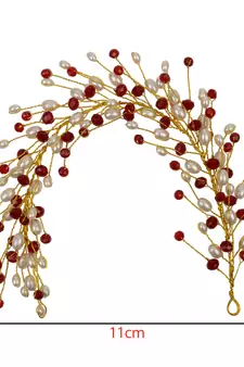 Maroon  Women's Hair Veni Hair Gajara