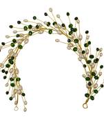 Green  Women's Hair Veni Hair Gajara