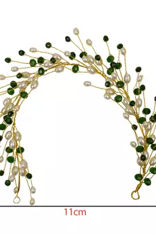 Green  Women's Hair Veni Hair Gajara