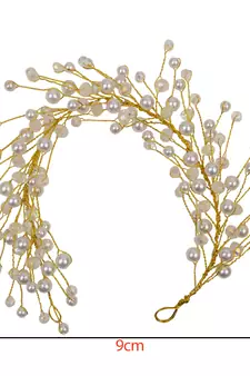 Gold  Women's Hair Veni Hair Gajara