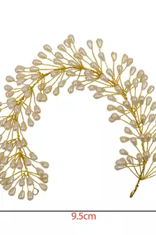 Gold  Women's Hair Veni Hair Gajara