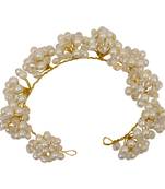 White  Women's Hair Veni Hair Gajara