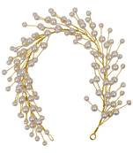 Gold  Women's Hair Veni Hair Gajara