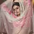 Pink Zari and Dori embroidered Malai Satin Silk Fabric Indian Dress Wedding Lehenga Designs