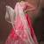 Pink Zari and Dori embroidered Malai Satin Silk Fabric Indian Dress Wedding Lehenga Designs