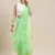 Multicolor Organza Printed Saree With Unstitched Blouse