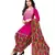 Pink printed crepe salwar