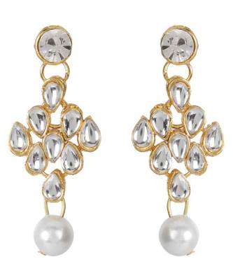 Gold Party Wear Crystal Choker Jewellery Necklace Set with Maang Tikka Earrings for Women 3