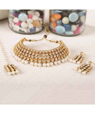 Kundan Chokar Jewellery for Women 2