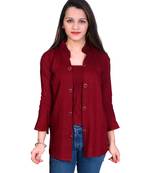 Girls Party Cotton Silk Top