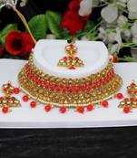 Red necklace-sets