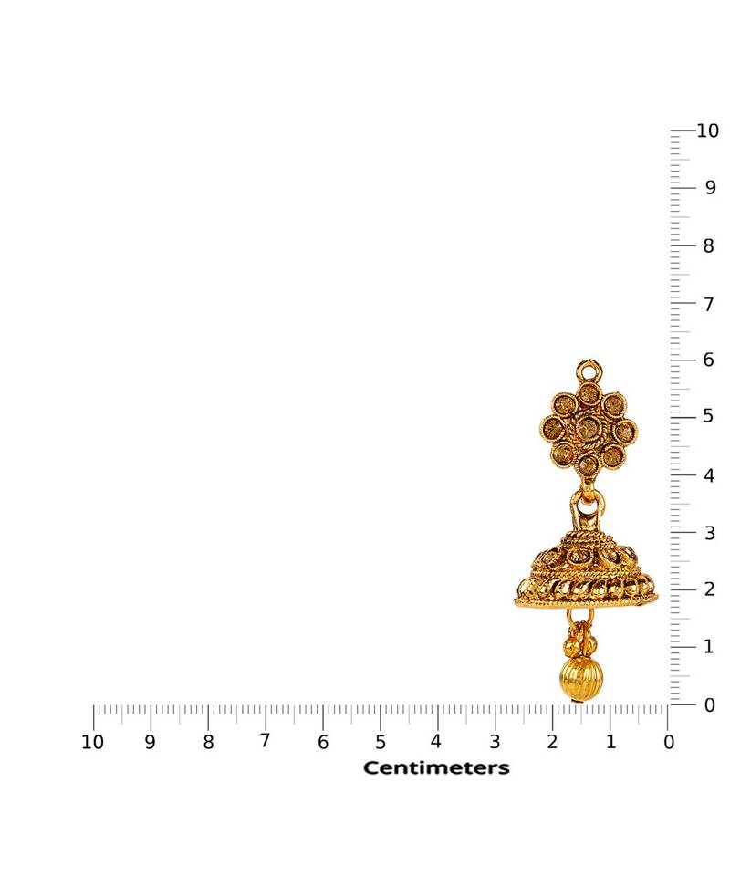 Gold gold plated Yellow Gold Alloy   Necklace   Pair Earring   Maangtika