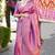 Magenta woven silk saree with blouse