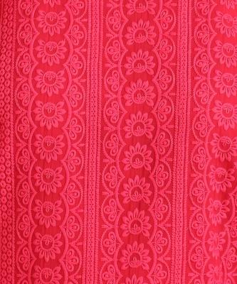 Pink embroidered georgette chikankari-kurtis 4
