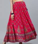 Pink Viscose Printed   PALAZZO