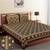 Cotton Dabu Printed Double King Size Bed Sheet With Pillow Cover