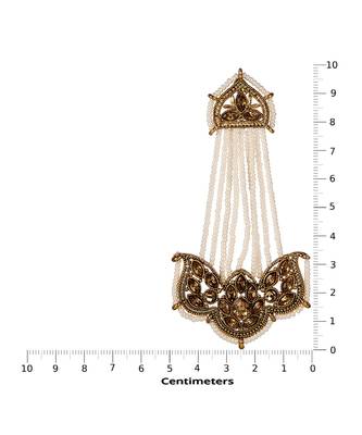 White gold plated Yellow Gold Alloy   Pair Earring 4