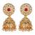 Gold gold plated Yellow Gold Alloy   Necklace   Pair Earring   Maangtika
