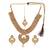 Gold gold plated Yellow Gold Alloy   Necklace   Pair Earring   Maangtika