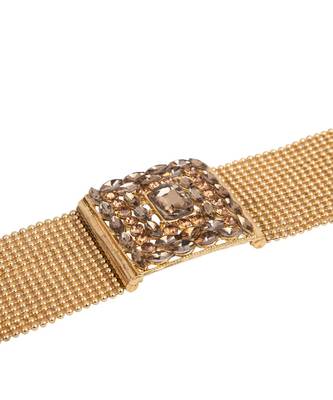 Tan gold plated Yellow Gold Alloy   Bracelet 1