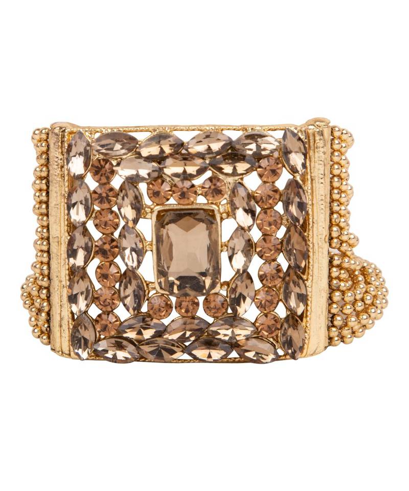 Tan gold plated Yellow Gold Alloy   Bracelet