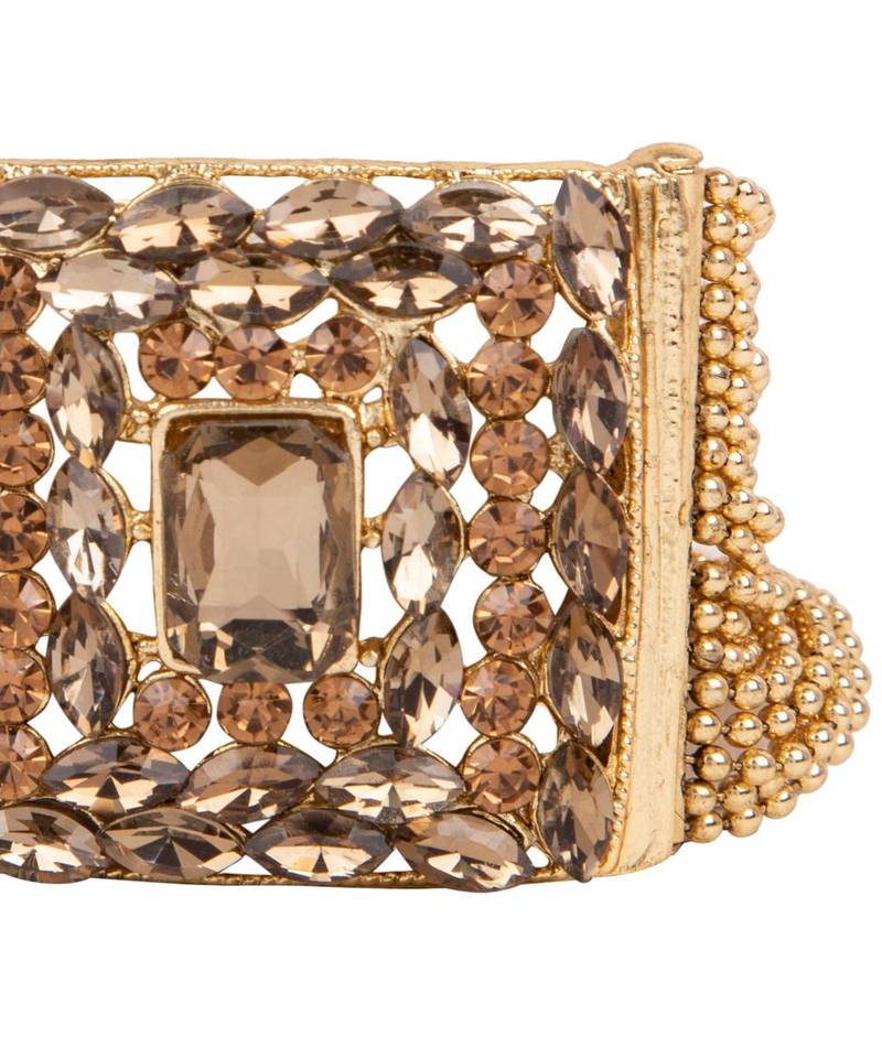 Tan gold plated Yellow Gold Alloy   Bracelet