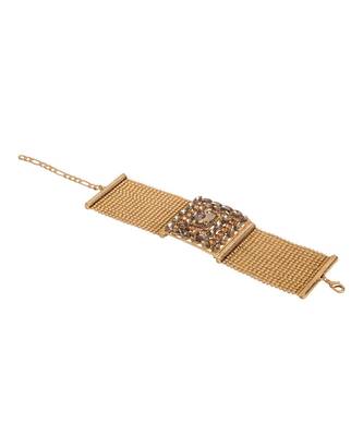 Tan gold plated Yellow Gold Alloy   Bracelet 4