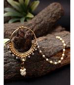 Green gold plated Yellow Gold Alloy   Nosering