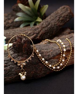 Green gold plated Yellow Gold Alloy   Nosering 1