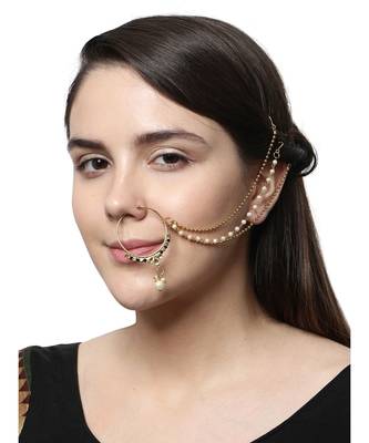Green gold plated Yellow Gold Alloy   Nosering 3