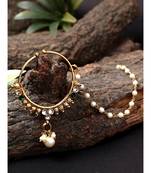 Green gold plated Yellow Gold Alloy   Nosering