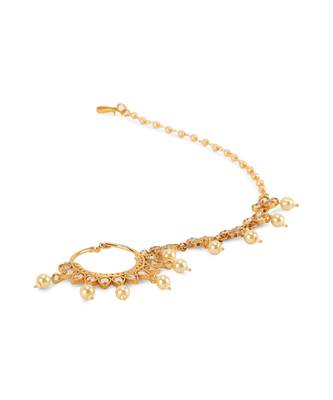 Gold gold plated Yellow Gold Alloy   Nosering 2