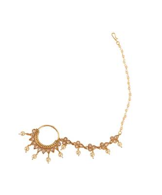 Gold gold plated Yellow Gold Alloy   Nosering 4