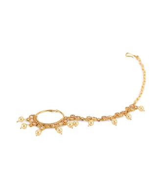 Gold gold plated Yellow Gold Alloy   Nosering 2
