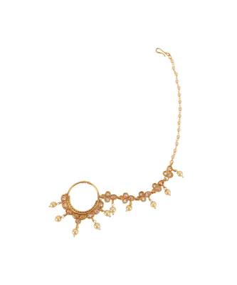 Gold gold plated Yellow Gold Alloy   Nosering 4