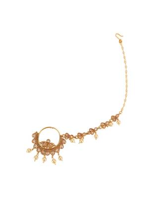 Gold gold plated Yellow Gold Alloy   Nosering 4