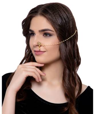 Gold gold plated Yellow Gold Alloy   Nosering 2